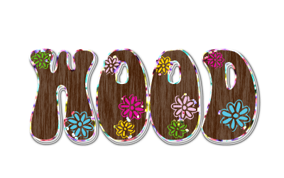 Hippie Wood Text