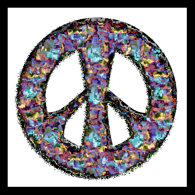 peace and love symbol