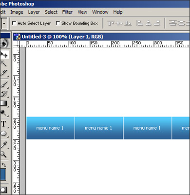Just Another Fancy Menu for your Website Tutorial: Final Result