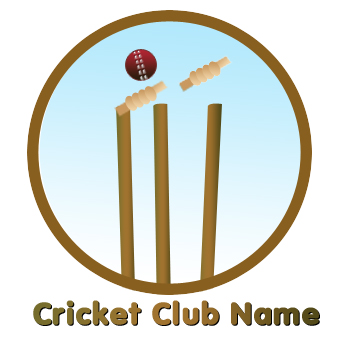 Cricket Club Logo Tutorial: Final Result