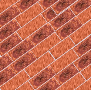 Design Hardwood Flooring with Wood Texture Bricks Tutorial: Final Result