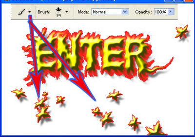 Fire or Flame Text Effects Tutorial: Final Result