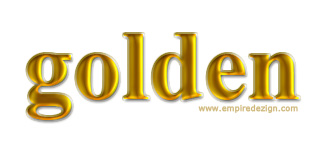 Golden Text Tutorial: Final Result