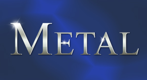 Metal Text 3 Tutorial: Final Result
