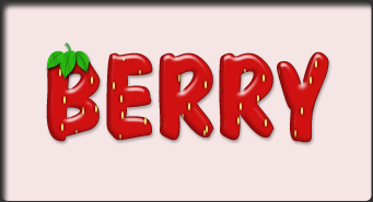Berry Text Tutorial: Final Result