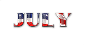 July Text Tutorial: Final Result