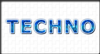 Techno Text Tutorial: Final Result