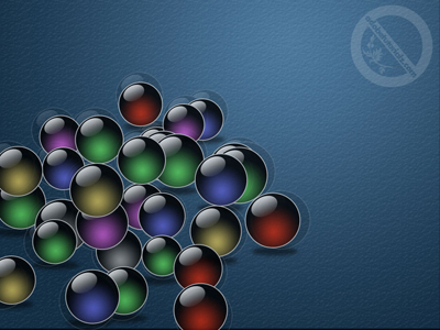 Invasion of Balls Wallpaper Tutorial: Final Result (Click to enlarge)