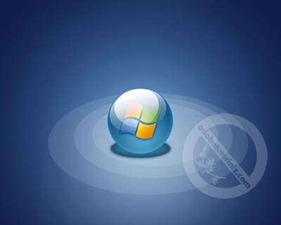 Windows Vista Desktop Themes Tutorial: Final Result (Click to enlarge)