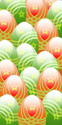 Easter Eggs 2007 Tutorial: Final Result (Click to enlarge0