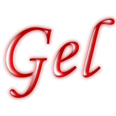 Gel Text Effect Tutorial: Final Result