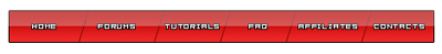 Shiny Red Navigation Bar Tutorial: Final Result