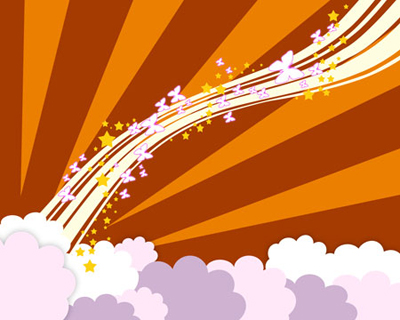 Abstract Summer Illustration Tutorial: Final Result (Click to enlarge)
