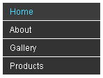 CSS Pop Up Menu