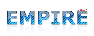 Aqua Pattern Text Tutorial: Final Result