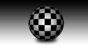 Checkered Sphere Tutorial: Final Result