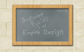 Chalkboard Effect Tutorial: Final Result