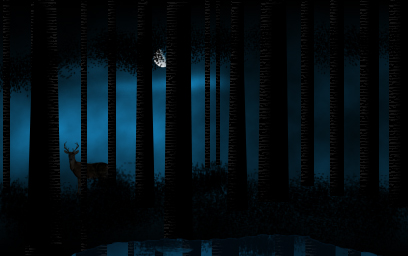 The Wooded Scene Tutorial: Final Result