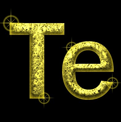 Antique Gold Text Tutorial: Final Result