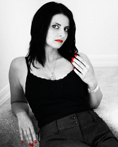 Black and White With A Color Kicker! Tutorial: Final Result