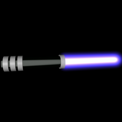 Advanced Lightsabre Tutorial: Final Result (Click to enlarge)
