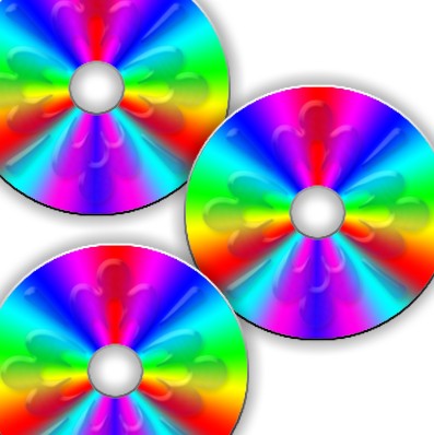 Compact Disk in Photoshop Tutorial: Final Result