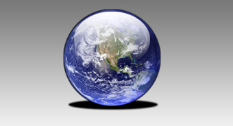 Glossy Globe Tutorial: Final Result