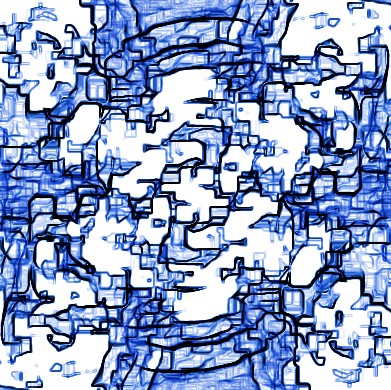 Splashed Water or Mosaic Effect Tutorial: Final Result