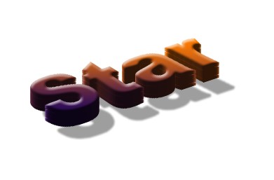 3D Angled or Beveled Text Effect for Logo or Banner Tutorial: Final Result