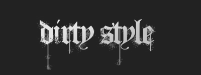 Dirty Style Text Tutorial: Final Result