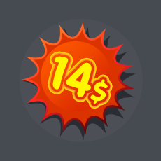 Making a Cool Shiny Price Tag Easily Tutorial: Final Result