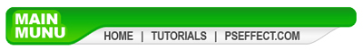 Making A Cool Horizontal Menu! Tutorial: Final Result (Click to enlarge)