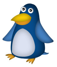 Learn to Draw a Penguin Tutorial: Final Result