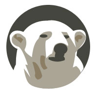 Drawing a Bear Faced Logo Tutorial: Final Result