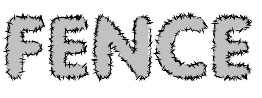 Fence Text Tutorial: Final Result