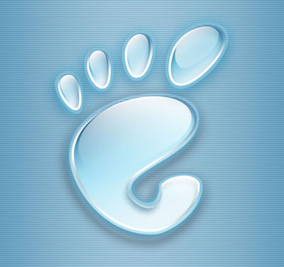 Gnome Linux Wallpaper Tutorial: Final Result (Click to enlarge)