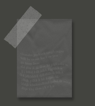 Effect of Scotch Tape on a Paper Tutorial: Final Result