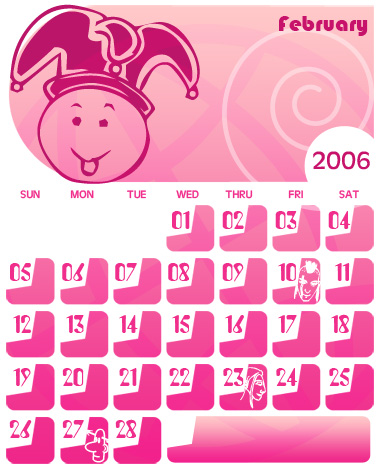 Designing a Calendar Tutorial: Final Result