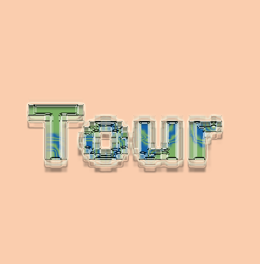 Made of Glass Letters or Text Effect Tutorial: Final Result