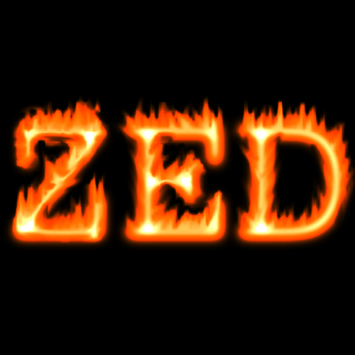 Fire Text Tutorial: Final Result