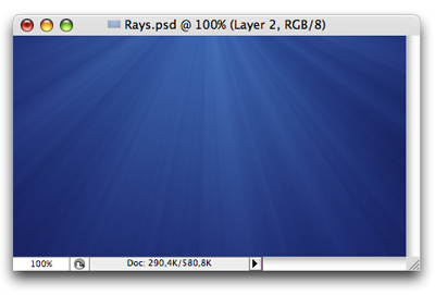 Rays of Light Tutorial: Final Result