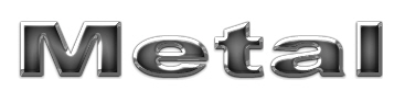 Metal Text Effect Tutorial: Final Result