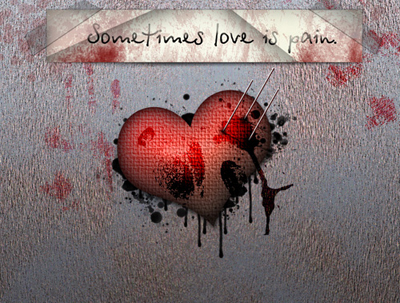 Love Wallpaper for the Desktop Tutorial: Final Result (Click to enlarge)