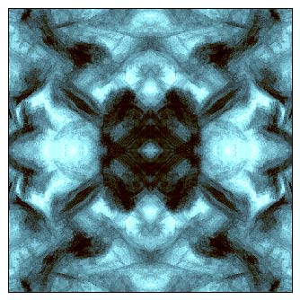 Frozen Digital Flower Tutorial: Final Result