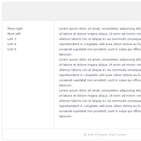 Two Column Layout Using CSS and Divider Image