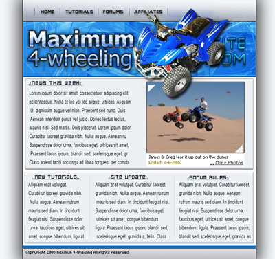 Simple Blog Layout