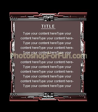 Creating a Cool Content Box for a Website Tutorial: Final Result