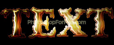 Creating Milk and Caramel Candy Text Effect Tutorial: Final Result