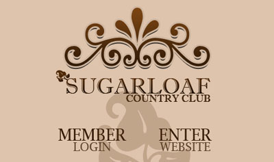 Country Club Splash Page using Custom Shapes Tutorial: Final Result