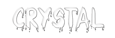 Crystal Text Effect Tutorial: Final Result (Click to enlarge)